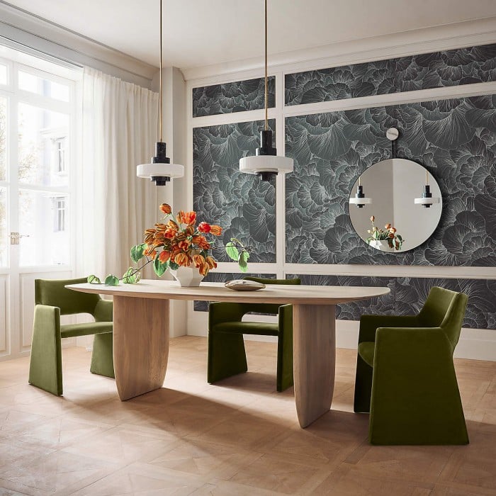 Suspension en marbre vert mercure HL3260