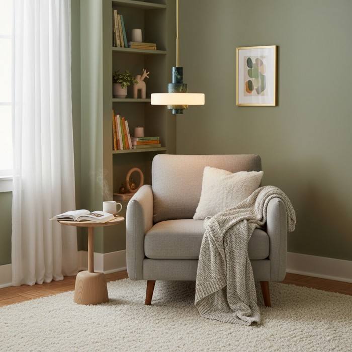 Suspension en marbre vert mercure HL3260