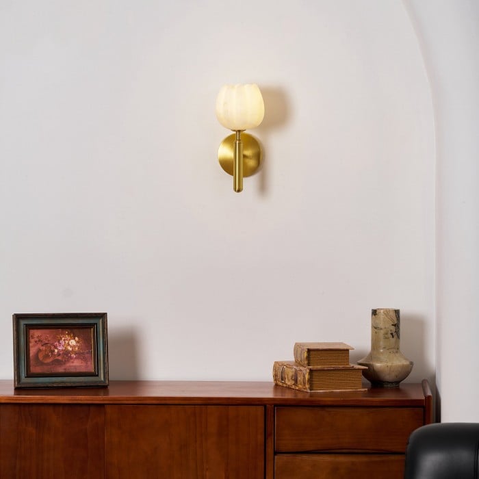 Mian alabaster wandlamp HL2992