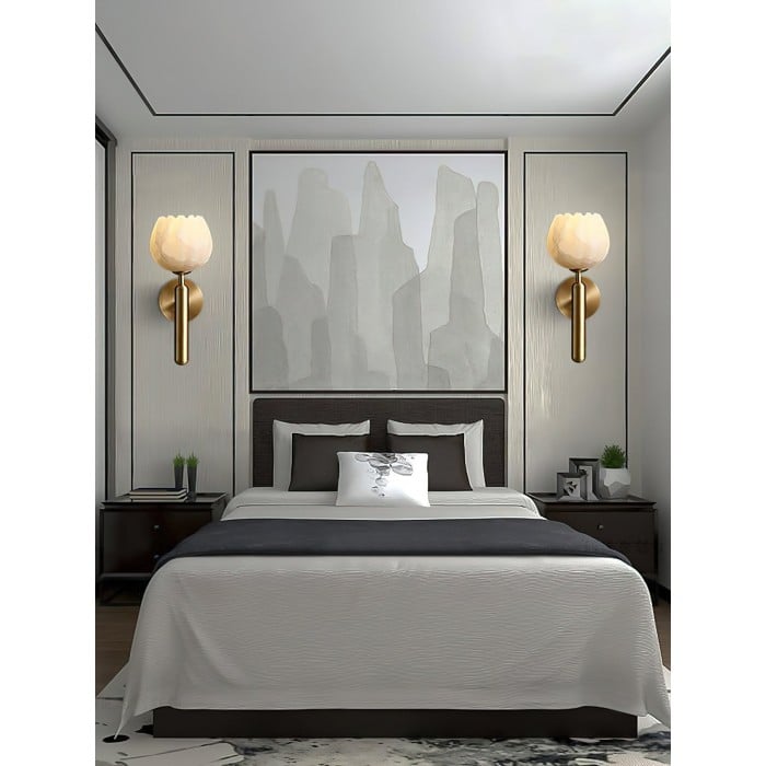 Mian alabaster wandlamp HL2992