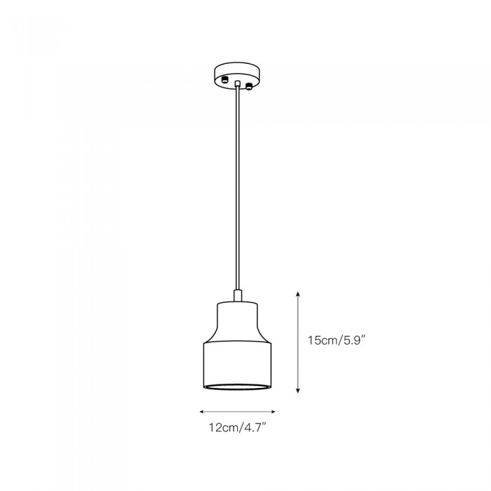 Suspension lumineuse Millson Alabaster HL2983