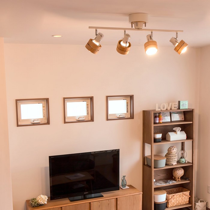 Nordic Cylindrical 4-Light Spotlight HL2968