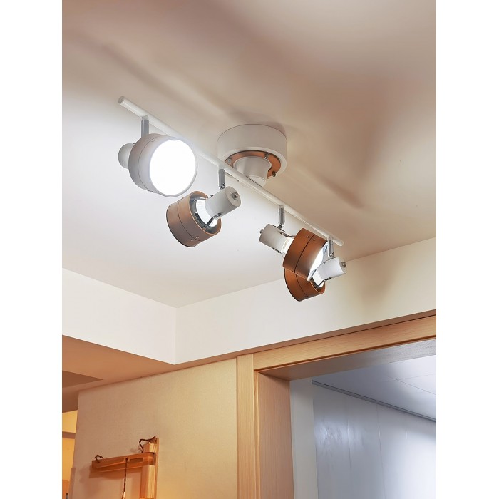 Nordic Cylindrical 4-Light Spotlight HL2968