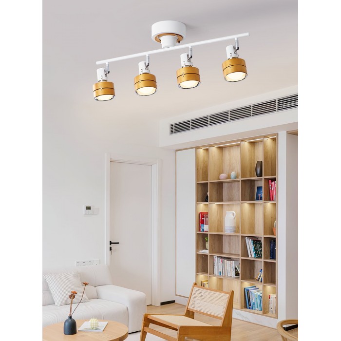 Nordic Cylindrical 4-Light Spotlight HL2968