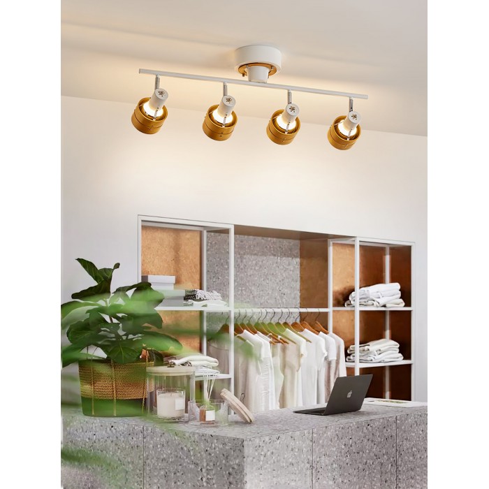 Nordic Cylindrical 4-Light Spotlight HL2968