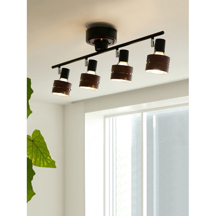 Nordic Cylindrical 4-Light Spotlight HL2968