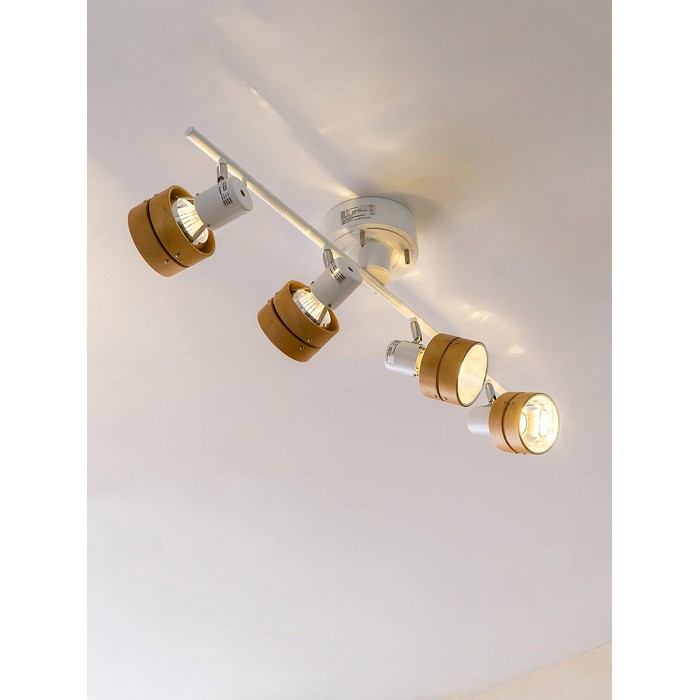 Nordic Cylindrical 4-Light Spotlight HL2968