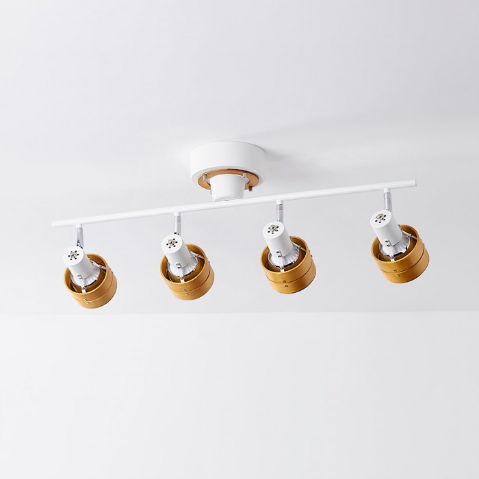 Nordic Cylindrical 4-Light Spotlight HL2968