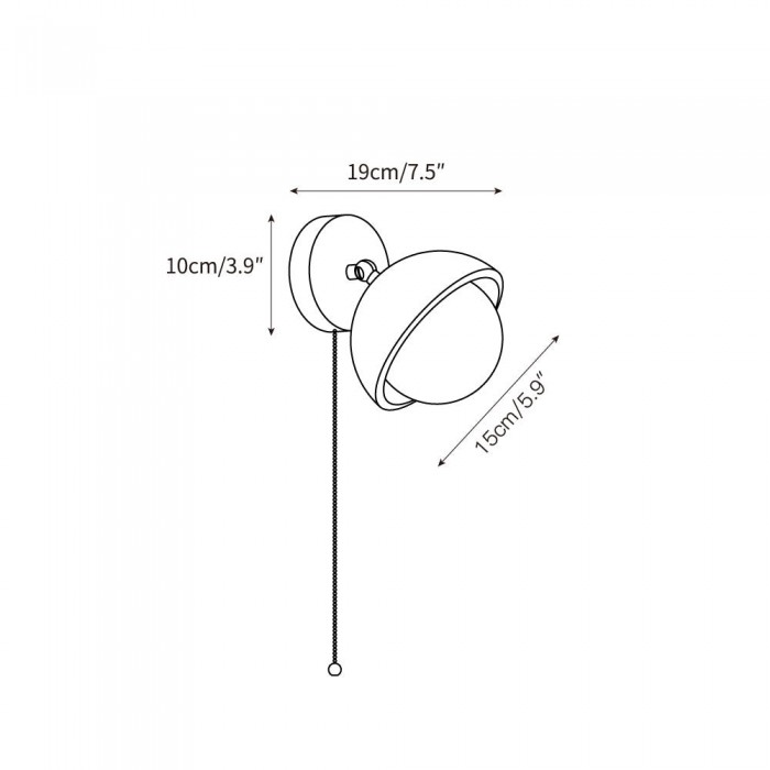 Ollina Travertin Wandlamp HL3237