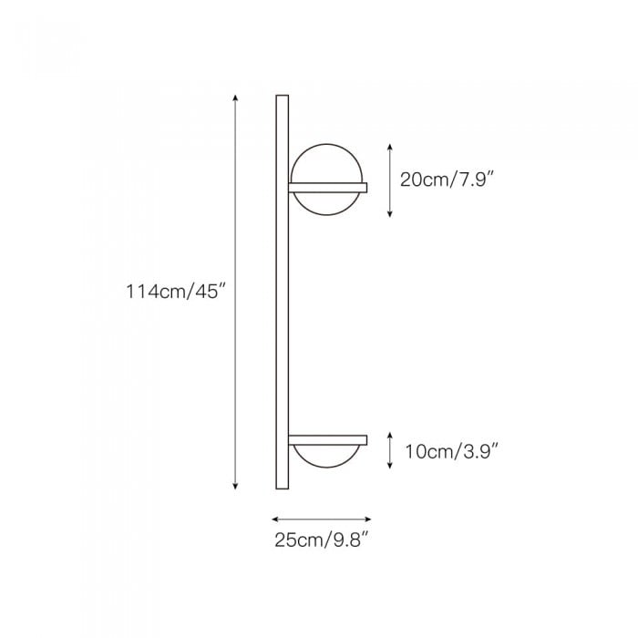 Palma wandlamp HL3062