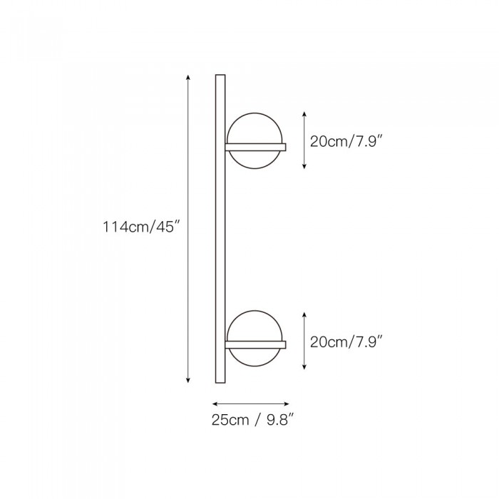 Palma wandlamp HL3062