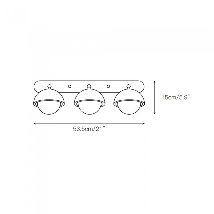 Pecherna wandlamp HL3214