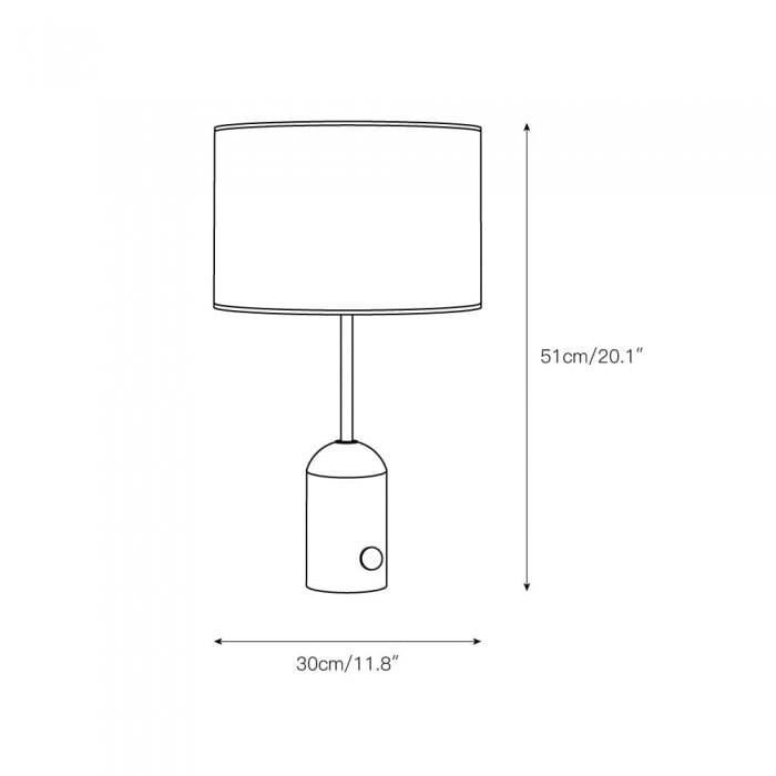 Penn bordslampa HL3119
