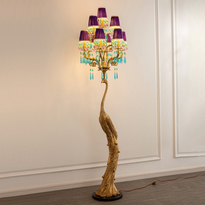 Stehlampe Perky Peacock HL3314