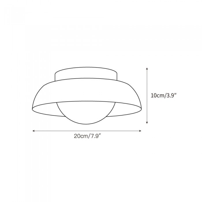 Piedra Travertine Ceiling Lamp HL3235