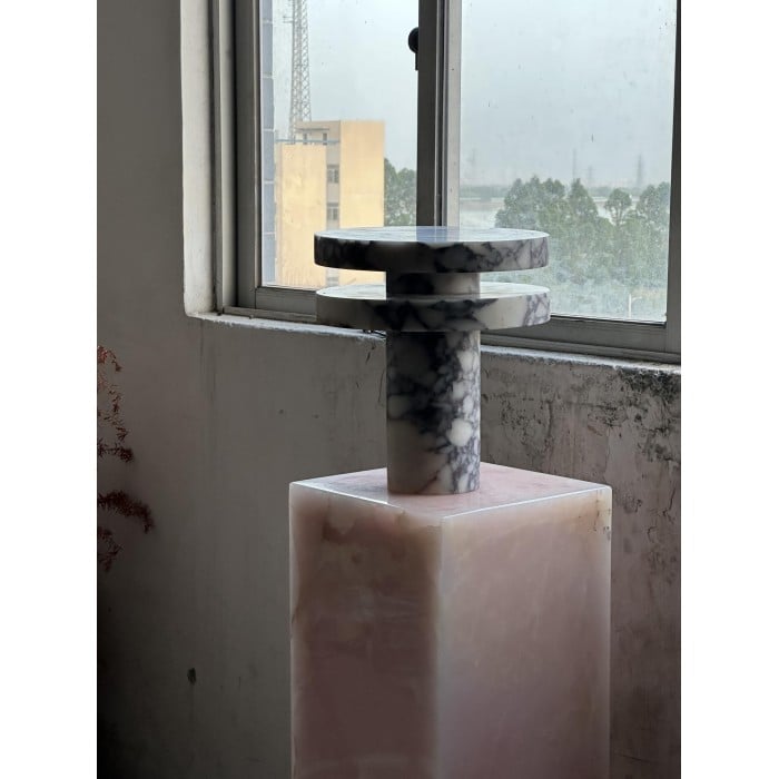 Säulen-Tischleuchte aus Marmor HL3120