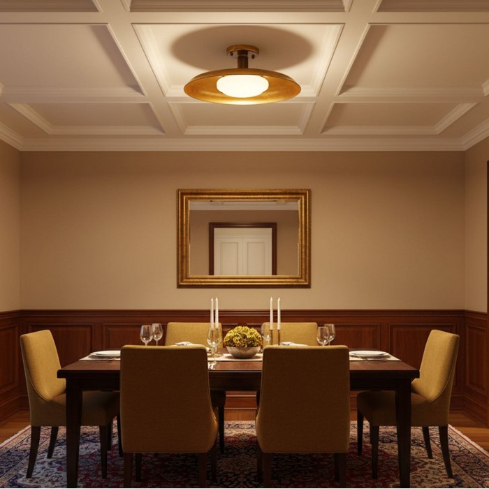 Pot-Lid Style Flat-Panel Ceiling Light HL3250