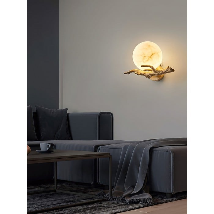 Retro Twigs Alabaster Vägglampa HL2988