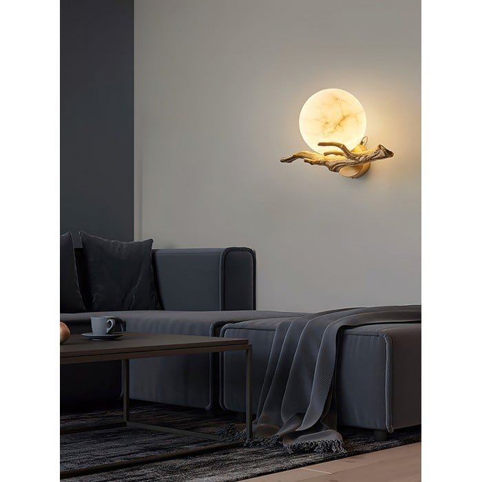 Retro Twigs Alabaster Vägglampa HL2988