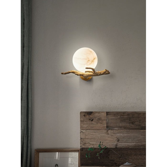 Retro Twigs Alabaster Vägglampa HL2988