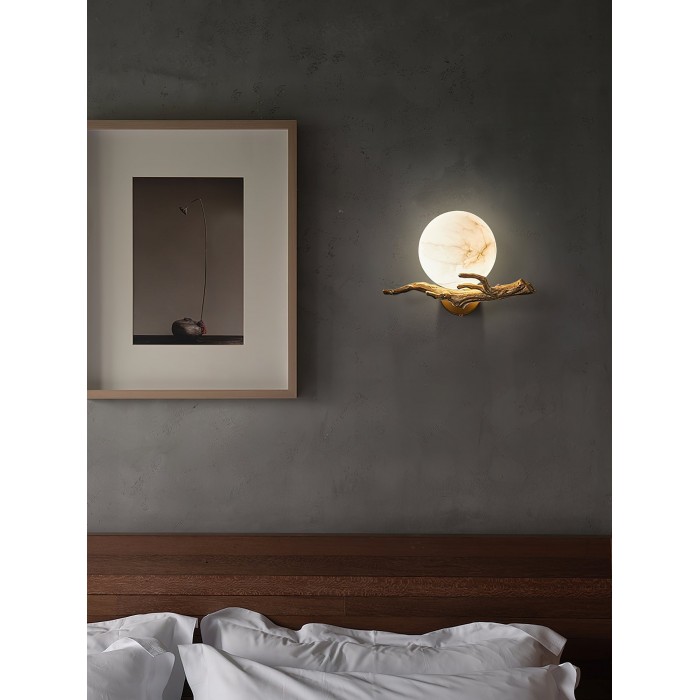 Retro Twigs Alabaster Vägglampa HL2988
