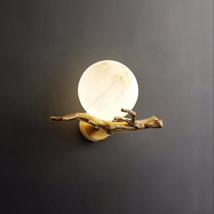Retro Twigs Alabaster Vägglampa HL2988