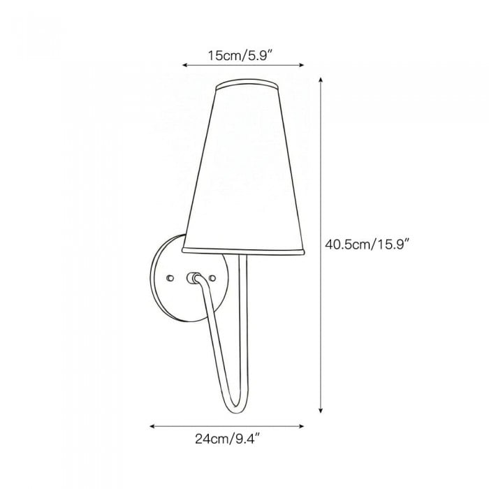 Scoop wandlamp HL3309
