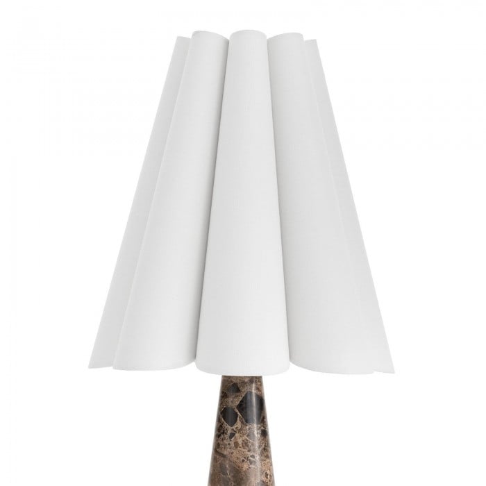 Shadon Marmor Plisserad Bordlampa HL3233