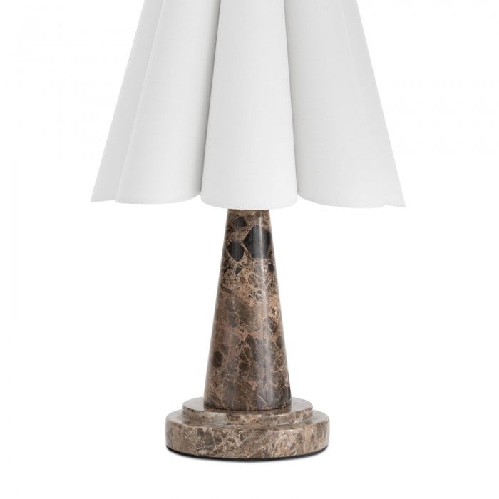 Shadon Marmor Plisserad Bordlampa HL3233