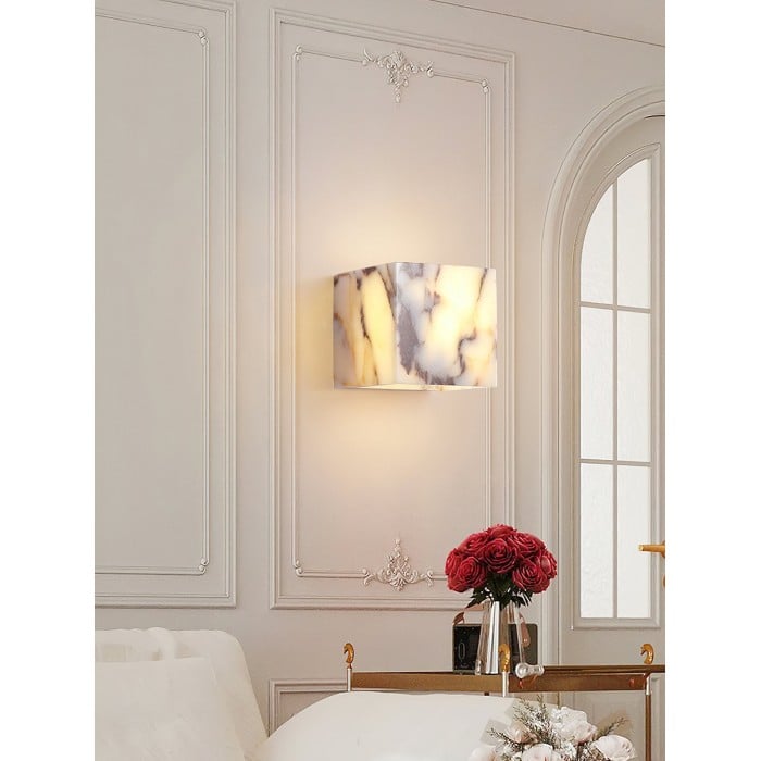 Applique murale carrée en marbre HL3178