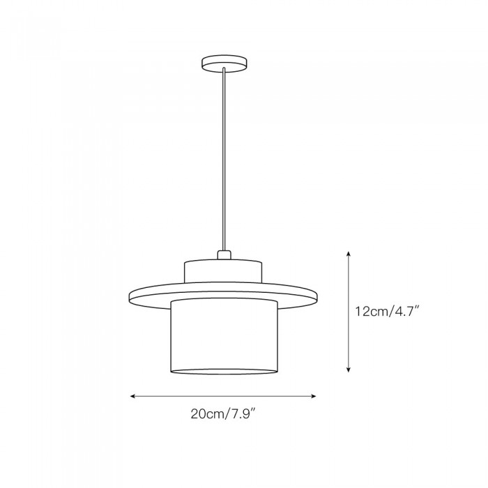 Lámpara Colgante Stonova Duo HL3274