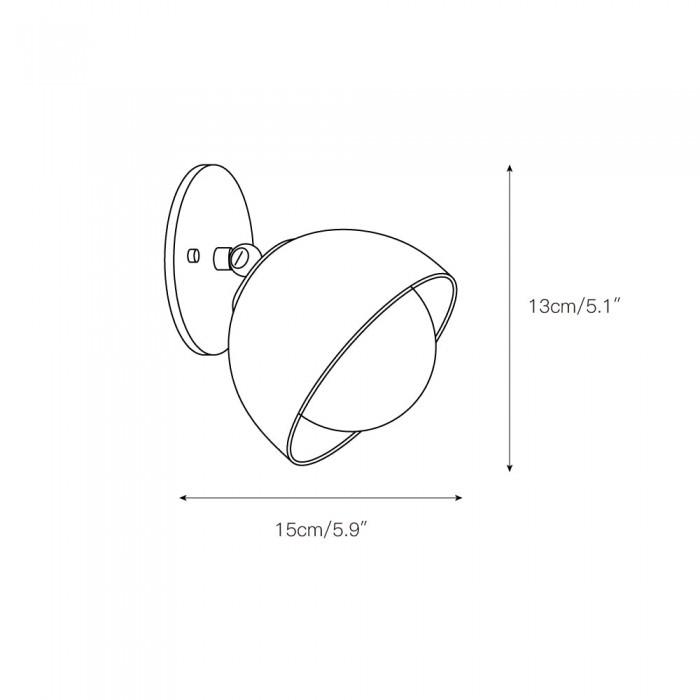 Lámpara de pared Terra Surface HL3223