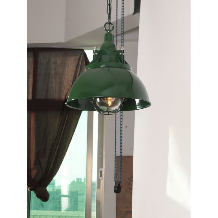 Zielona lampa wisząca Thorlux HL3018