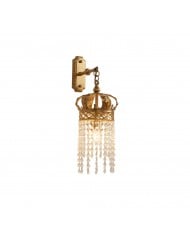 Lámpara de pared Timon Brass Crown HL3298