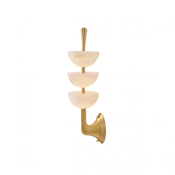 Lámpara de pared triple de alabastro HL3118