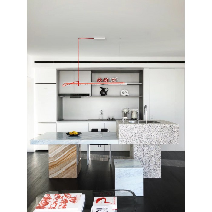 Röhrenförmige lineare LED-Pendelleuchte HL3249