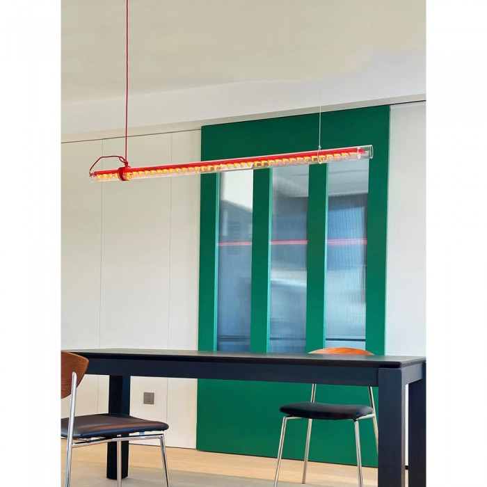 Röhrenförmige lineare LED-Pendelleuchte HL3249