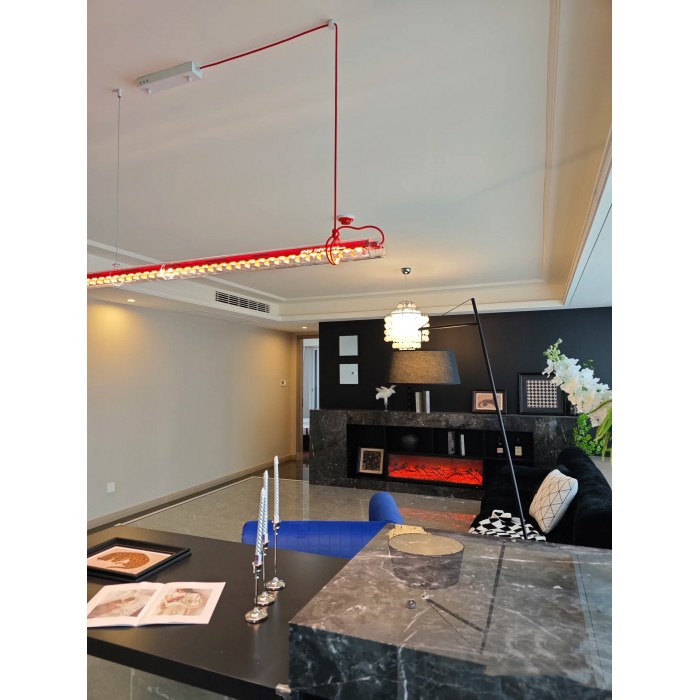 Röhrenförmige lineare LED-Pendelleuchte HL3249