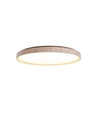 Ultra-thin Round Travertine Ceiling Lamp HL3243