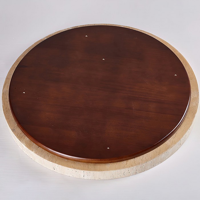 Ultra-thin Round Travertine Ceiling Lamp HL3243