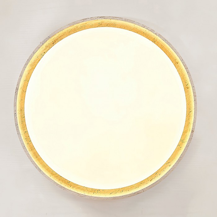 Ultra-thin Round Travertine Ceiling Lamp HL3243