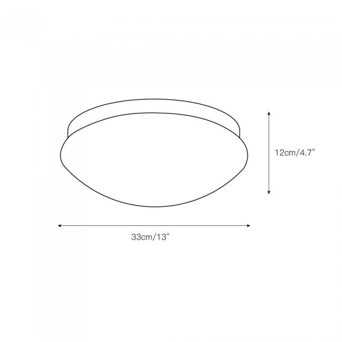 Wickes Flush Ceiling Light HL2971