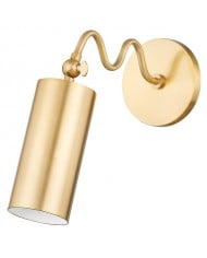 Lampada da parete in vetro Ayva HL3144