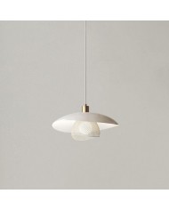 Yumi Sculptural Resin Elegance Minimalist Pendant Light HL3498