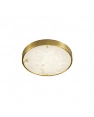 Ultra-thin Round Travertine Ceiling Lamp HL3243