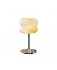Kubmarmorbordslampa HL3127