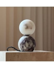 Säulen-Tischleuchte aus Marmor HL3120