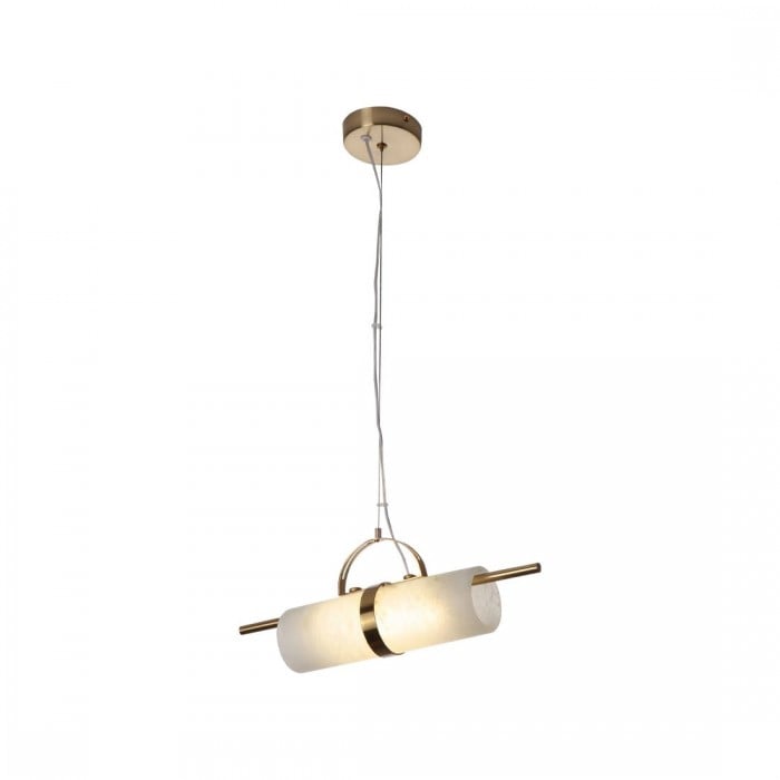 Suspension cylindrique miniature en albâtre HL2974