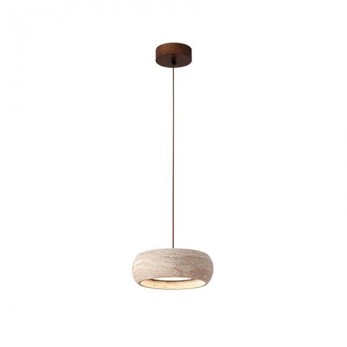 Travertine Drum Pendant Lamp HL3161