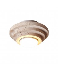 Aperture Travertine Ceiling Light HL3448